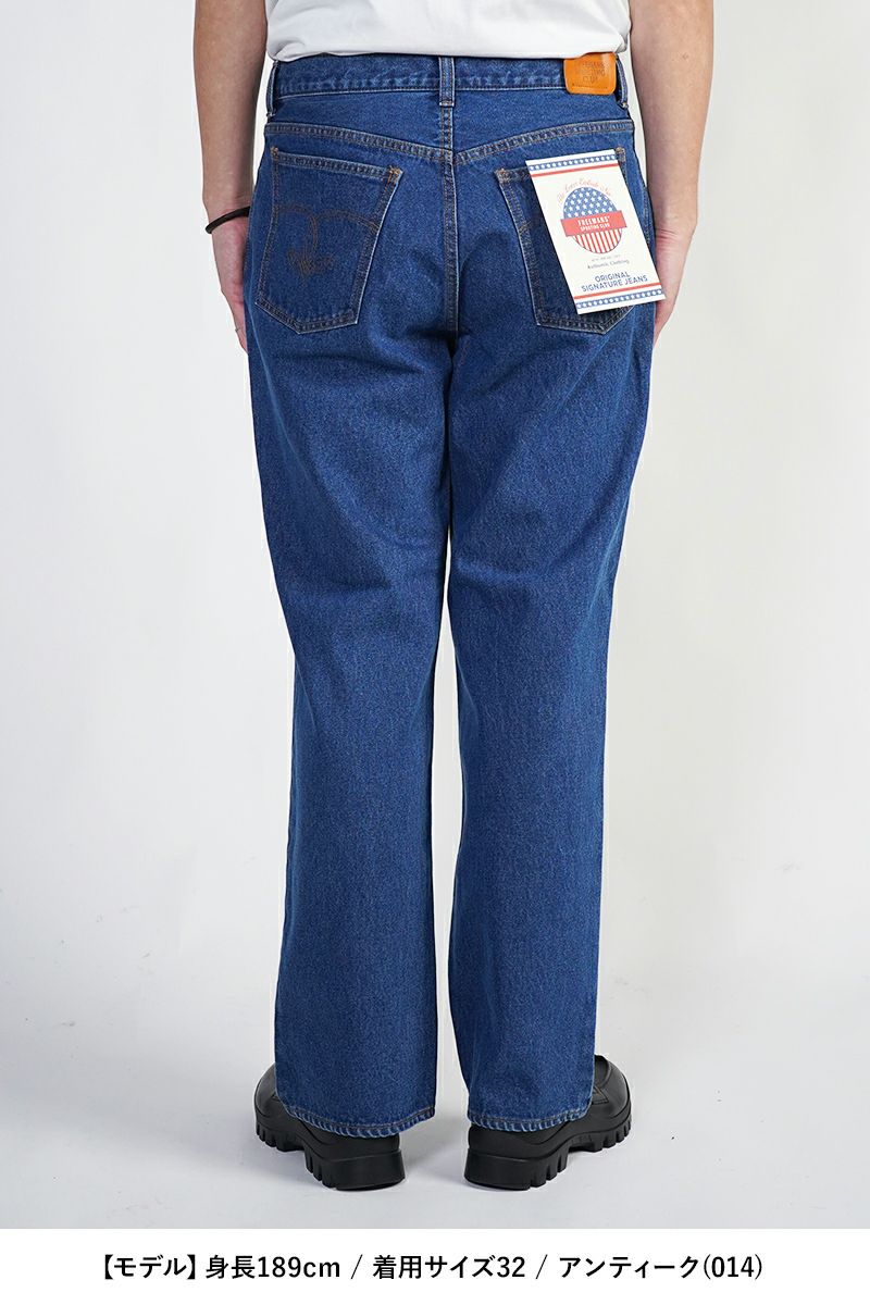 FREEMANS SPORTING CLUB(フリーマンズ スポーティング クラブ)ROSEDALE JEANS STRAIGHT ローズデールジーンズストレートパンツ FY243PTA01 -8