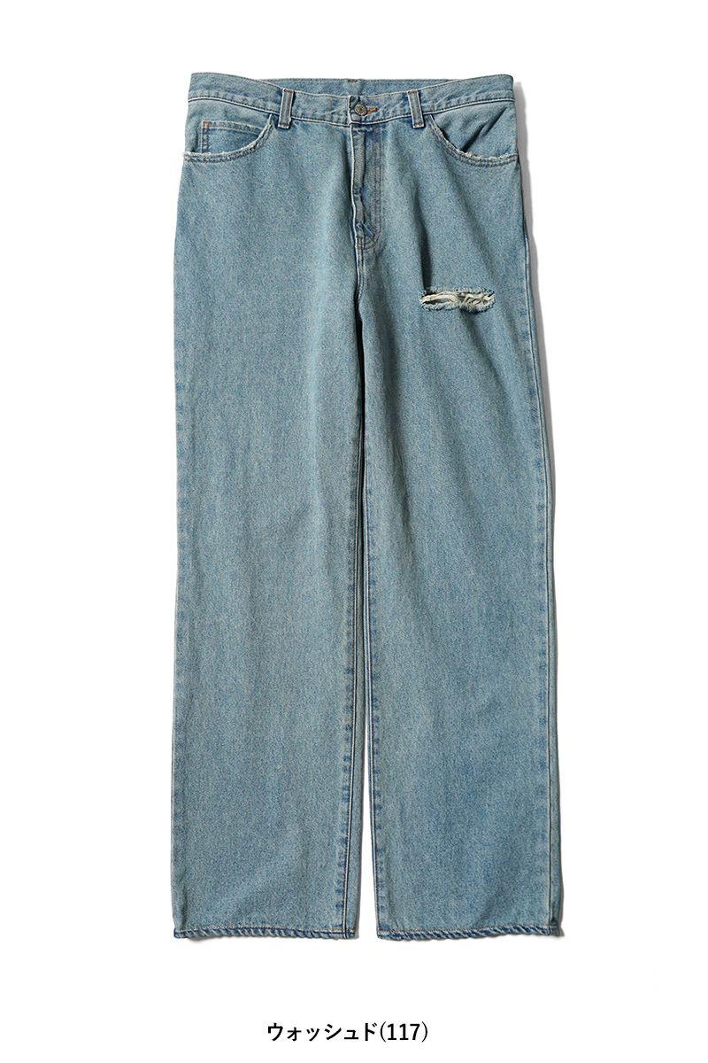 FREEMANS SPORTING CLUB(フリーマンズ スポーティング クラブ)ROSEDALE JEANS STRAIGHT ローズデールジーンズストレートパンツ FY243PTA01 -32