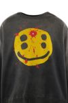 SAINT Mxxxxxx(セントマイケル)SM-YS1-0000-C06 / CP_CREW SWT / SMILE / BLACK クルーネックスウェット -2