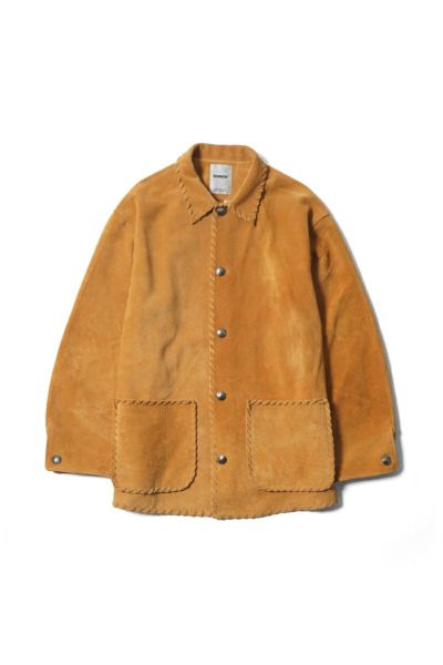BOWWOW(バウワウ)WOVEN SUEDE COVERALL ウーヴェンスエードカバーオール BW242-WSCA