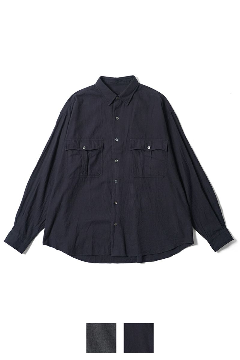 Porter Classic(ポータークラシック)ROLL UP FLANNEL SHIRT ロールアップフランネルシャツ PC-016-2470