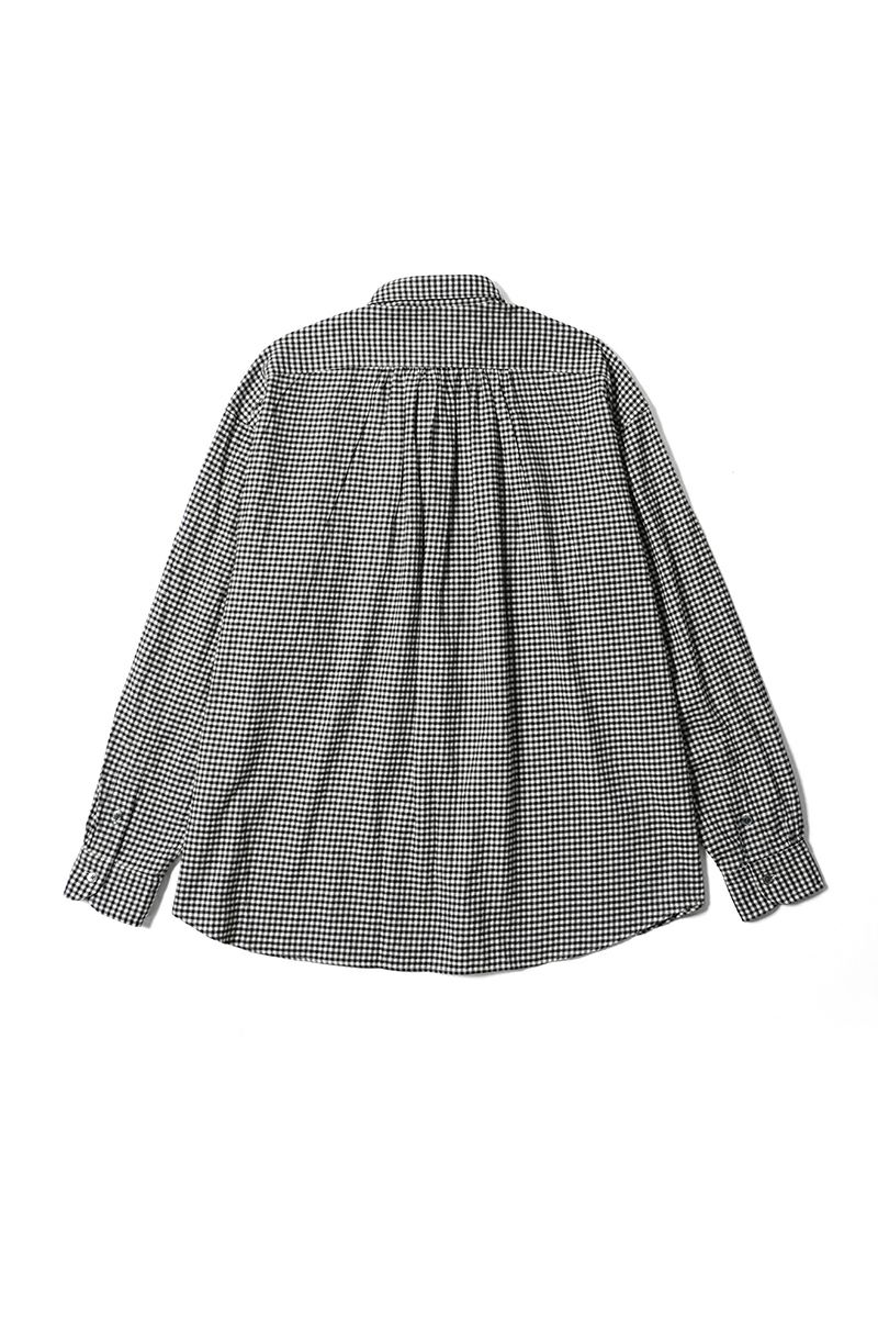 Porter Classic(ポータークラシック)ROLL UP FLANNEL GINGHAM CHECK SHIRT ロールアップフランネルギンガムチェックシャツ PC-016-3042 -1