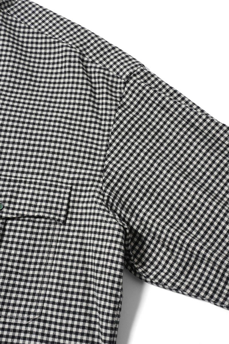 Porter Classic(ポータークラシック)ROLL UP FLANNEL GINGHAM CHECK SHIRT ロールアップフランネルギンガムチェックシャツ PC-016-3042 -5