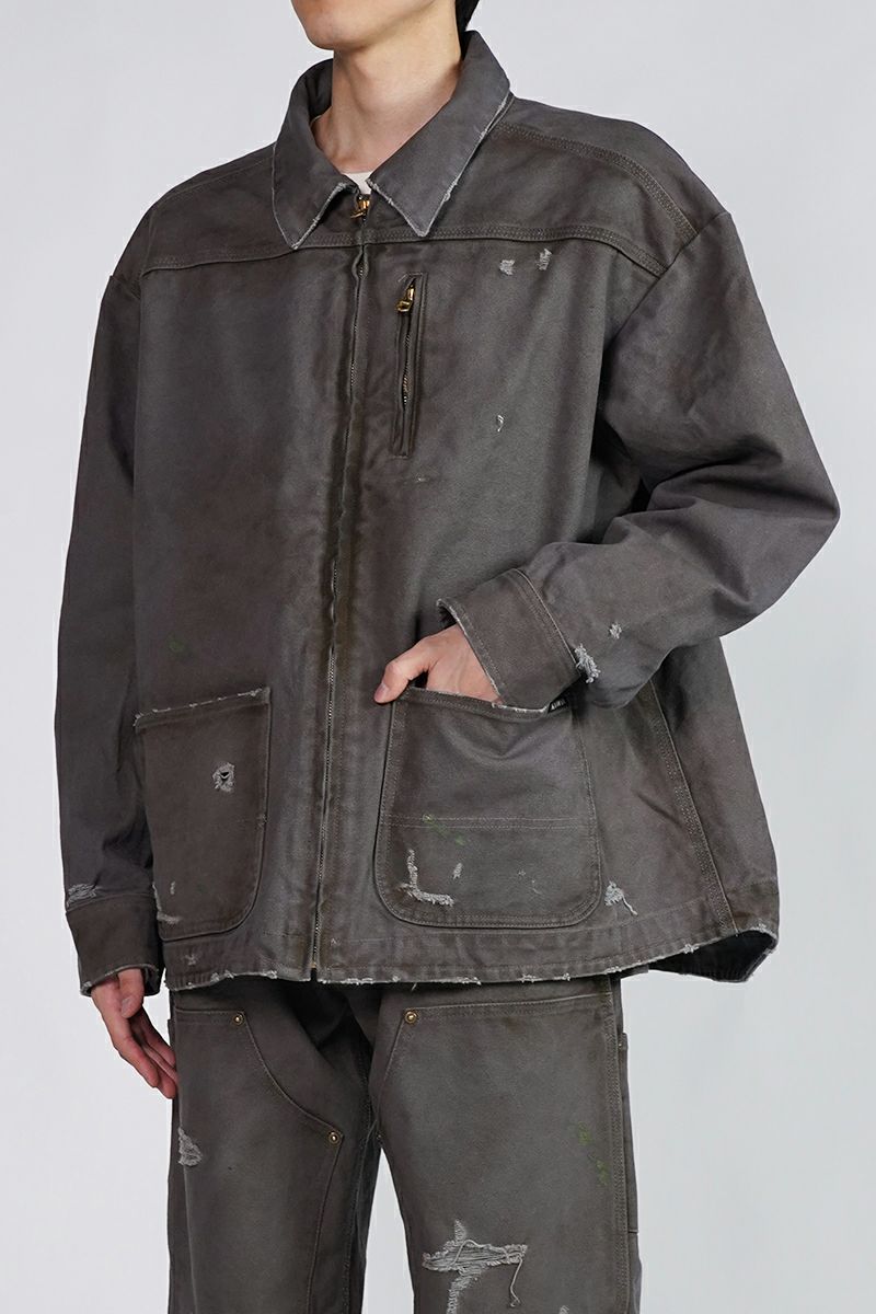 KAMIYA(カミヤ)BORO Duck Jacket ボロダックジャケット G13JK023 -1