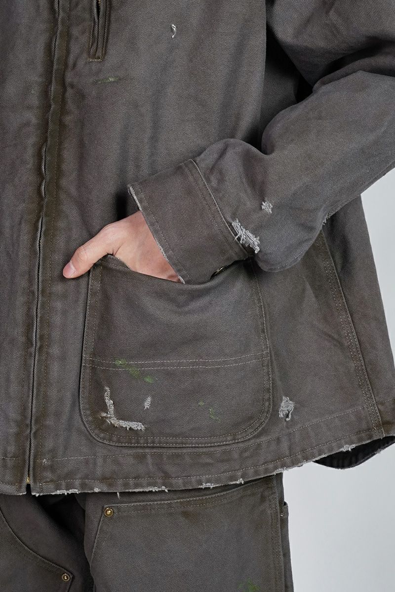 KAMIYA(カミヤ)BORO Duck Jacket ボロダックジャケット G13JK023 -5