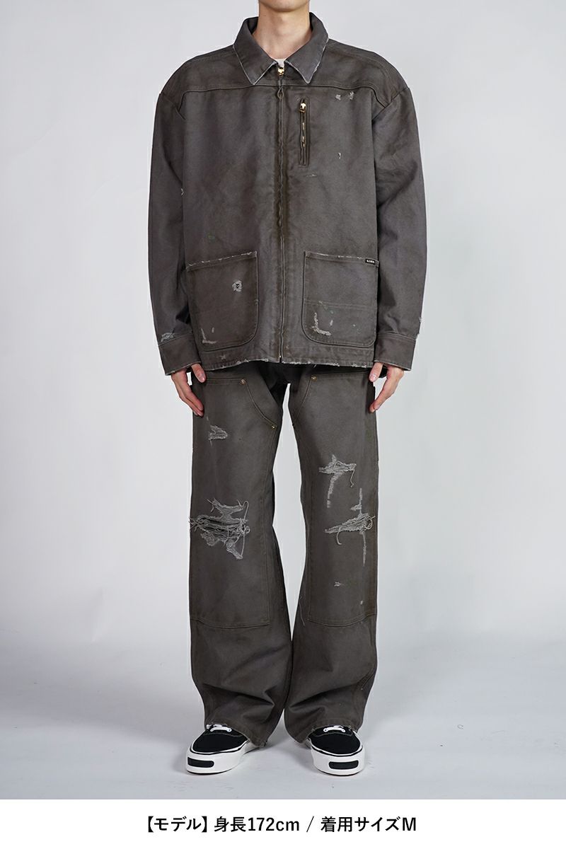 KAMIYA(カミヤ)BORO Duck Jacket ボロダックジャケット G13JK023 -6