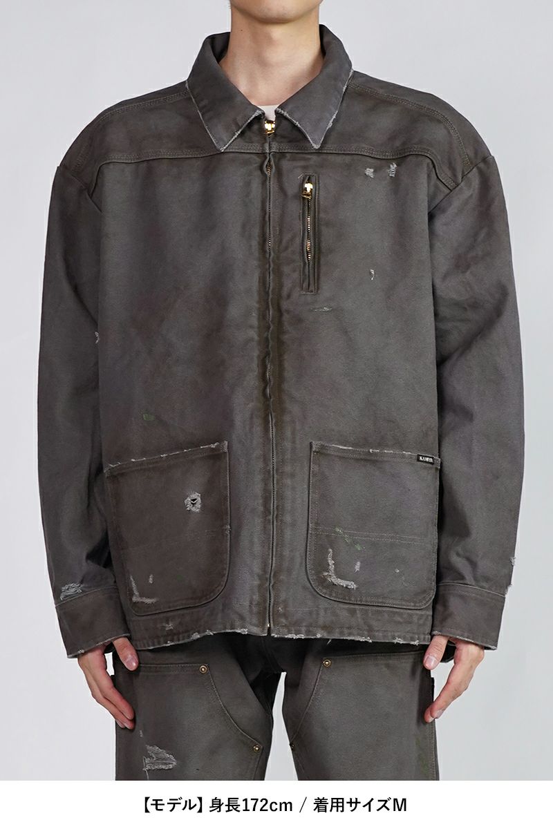 KAMIYA(カミヤ)BORO Duck Jacket ボロダックジャケット G13JK023 -8