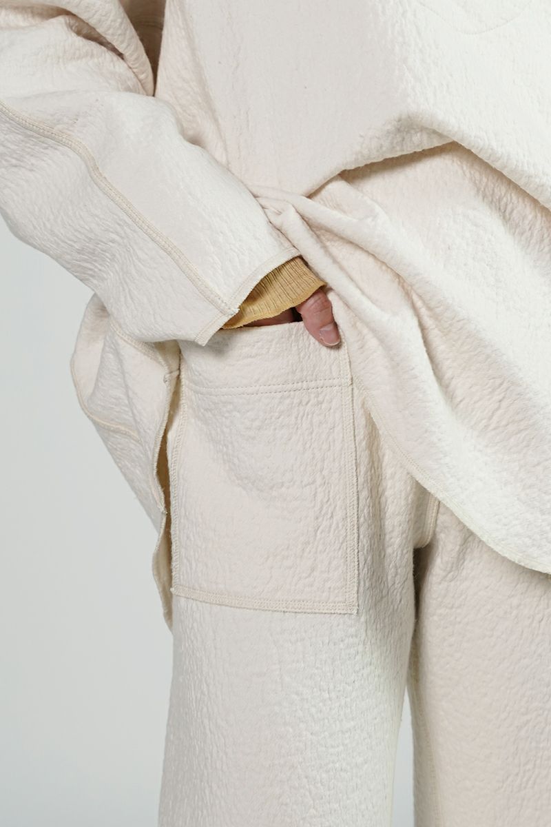 kengo(ケンゴ)cotton wool bokomoko flare pants コットンウール ボコモコ フレアパンツ K24FW-PA3 -1