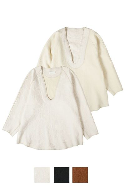 kengo(ケンゴ)cotton wool bokomoko pullover コットンウール ボコモコ プルオーバー K24FW-TP3