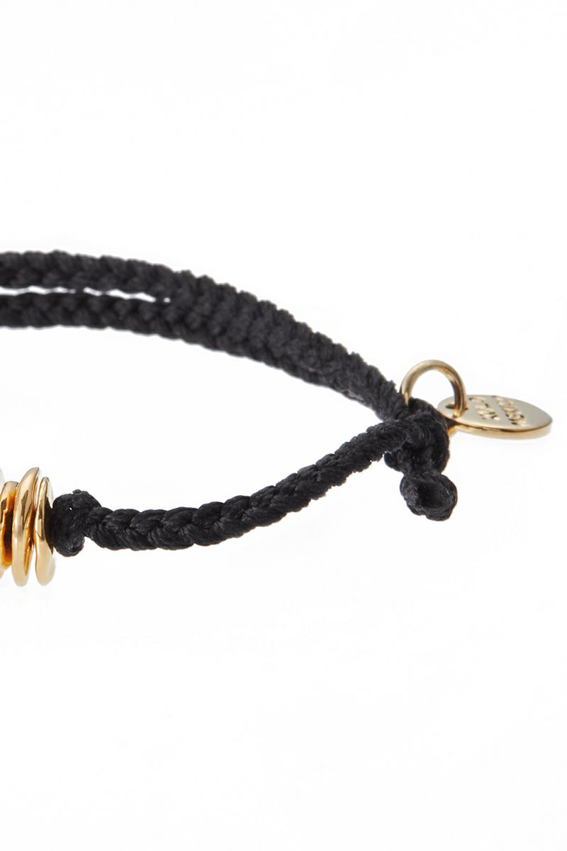 XOLO(ショロ)Piece Silk Code Bracelet -Gold- ピース シルクコード ブレスレット(ゴールド) XOCB002 -3