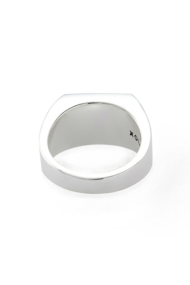XOLO(ショロ)Signet Ring with Forest Green Flower シグネットリングウィズフォレストグリーンフラワー XOR099 -2