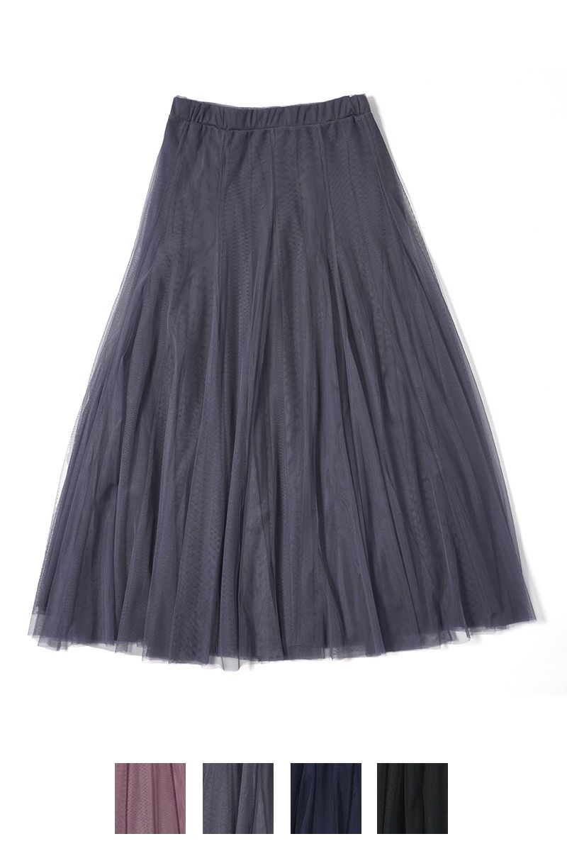 TRANOI(トラノイ)サーキュラーチュールスカート 200R513