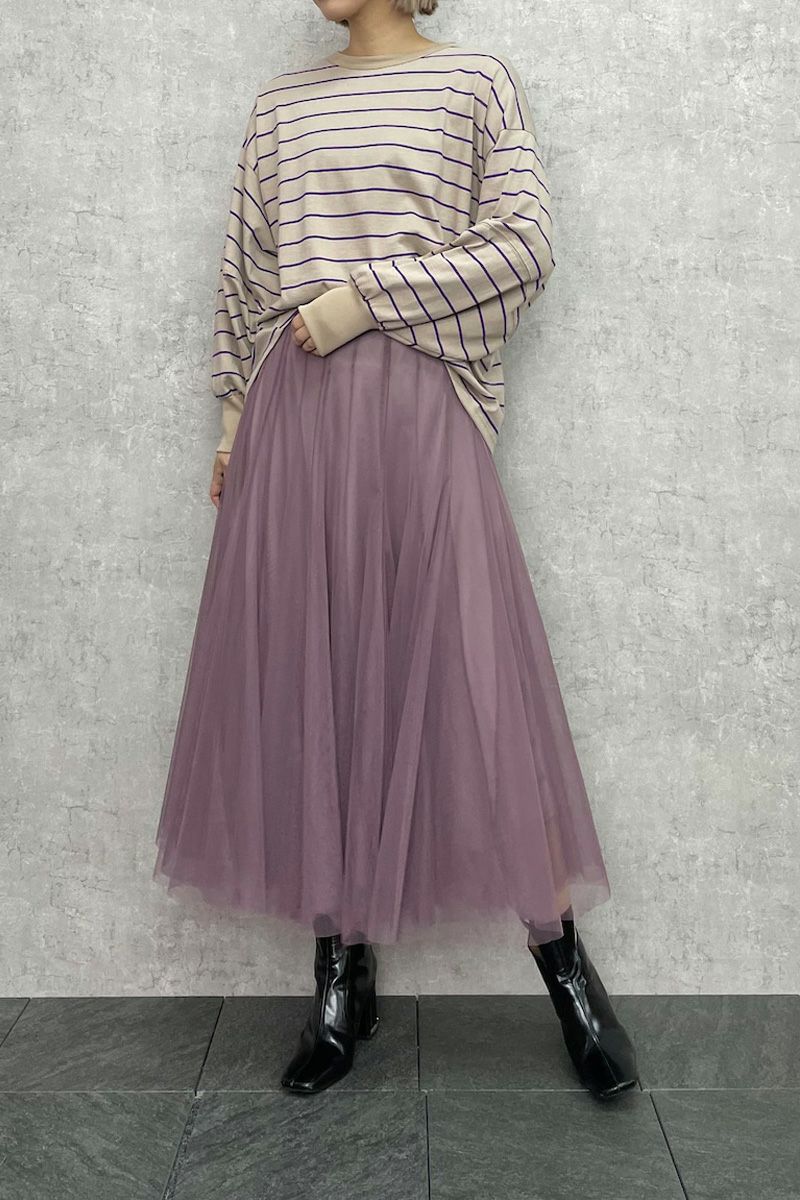 TRANOI(トラノイ)サーキュラーチュールスカート 200R513 -1