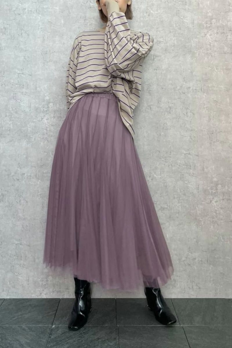 TRANOI(トラノイ)サーキュラーチュールスカート 200R513 -2