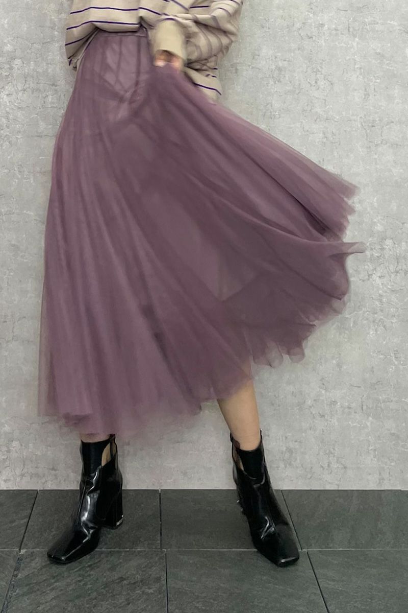 TRANOI(トラノイ)サーキュラーチュールスカート 200R513 -3