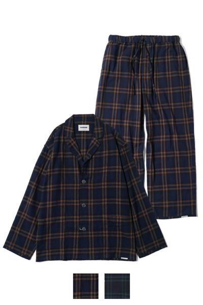 NOWHAW(ノウハウ)day pajama 綿シルクネップビエラチェック P-S568-H