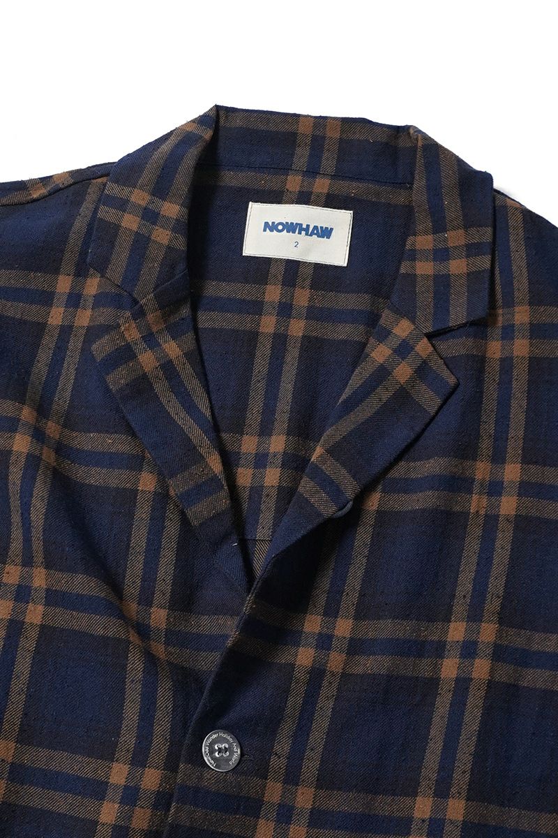 NOWHAW(ノウハウ)day pajama 綿シルクネップビエラチェック P-S568-H -21