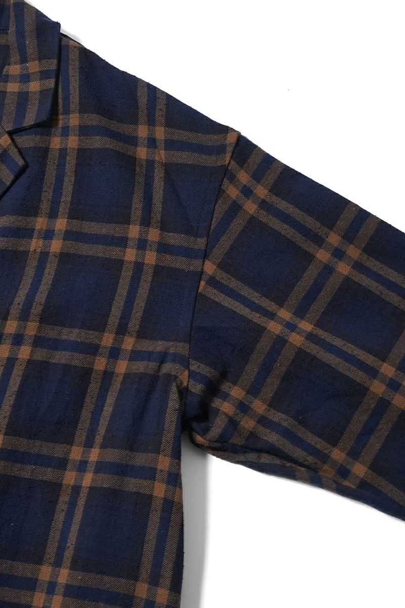 NOWHAW(ノウハウ)day pajama 綿シルクネップビエラチェック P-S568-H -23