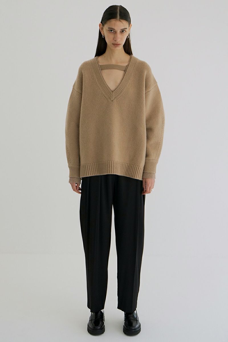 CLANE(クラネ)2WAY NECK OVER KNIT TOPS ネックオーバーニットトップス 17106-2442 -4