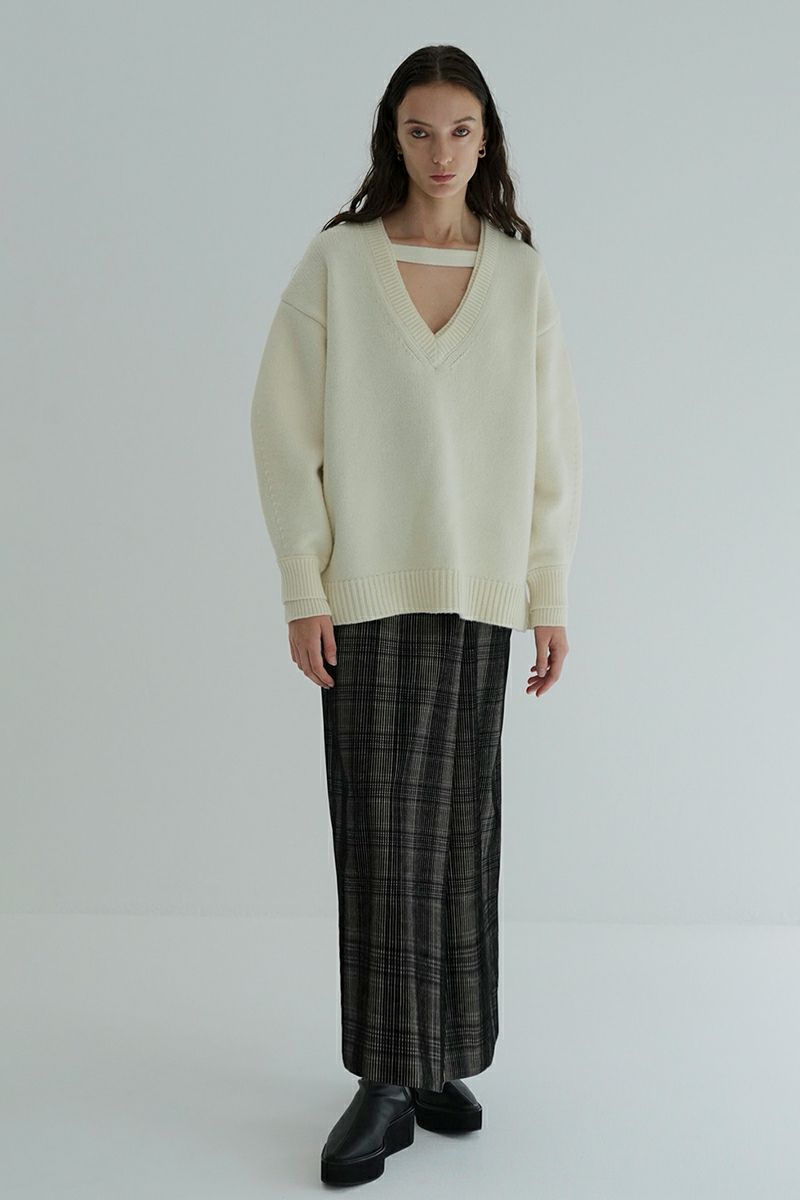 CLANE(クラネ)2WAY NECK OVER KNIT TOPS ネックオーバーニットトップス 17106-2442 -9