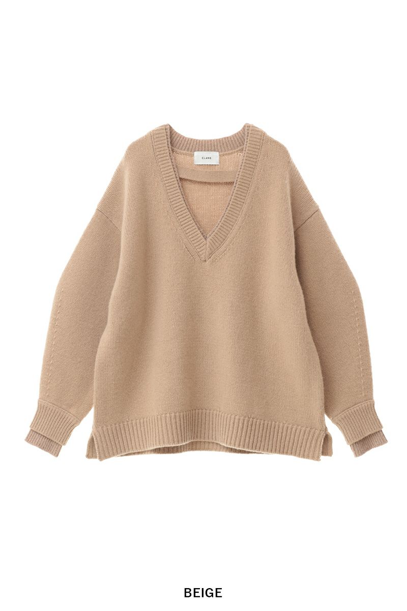 CLANE(クラネ)2WAY NECK OVER KNIT TOPS ネックオーバーニットトップス 17106-2442 -12