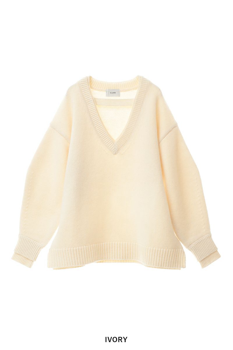 CLANE(クラネ)2WAY NECK OVER KNIT TOPS ネックオーバーニットトップス 17106-2442 -20