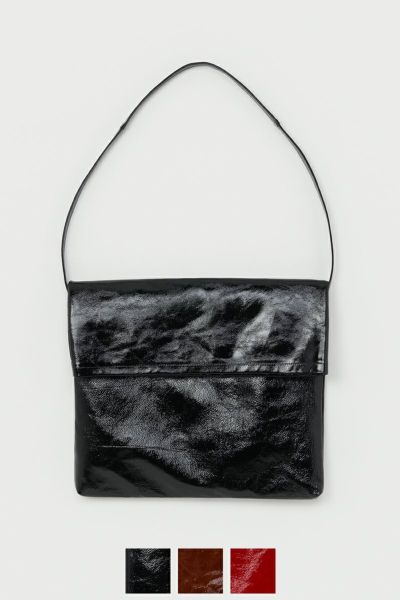 Hender Scheme(エンダースキーマ)patent horse flap shoulder bag big パテントホースフラップショルダーバッグ ビッグ wt-rb-hfb
