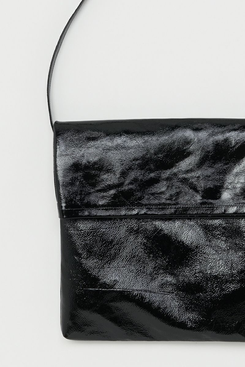 Hender Scheme(エンダースキーマ)patent horse flap shoulder bag big パテントホースフラップショルダーバッグ ビッグ wt-rb-hfb -3