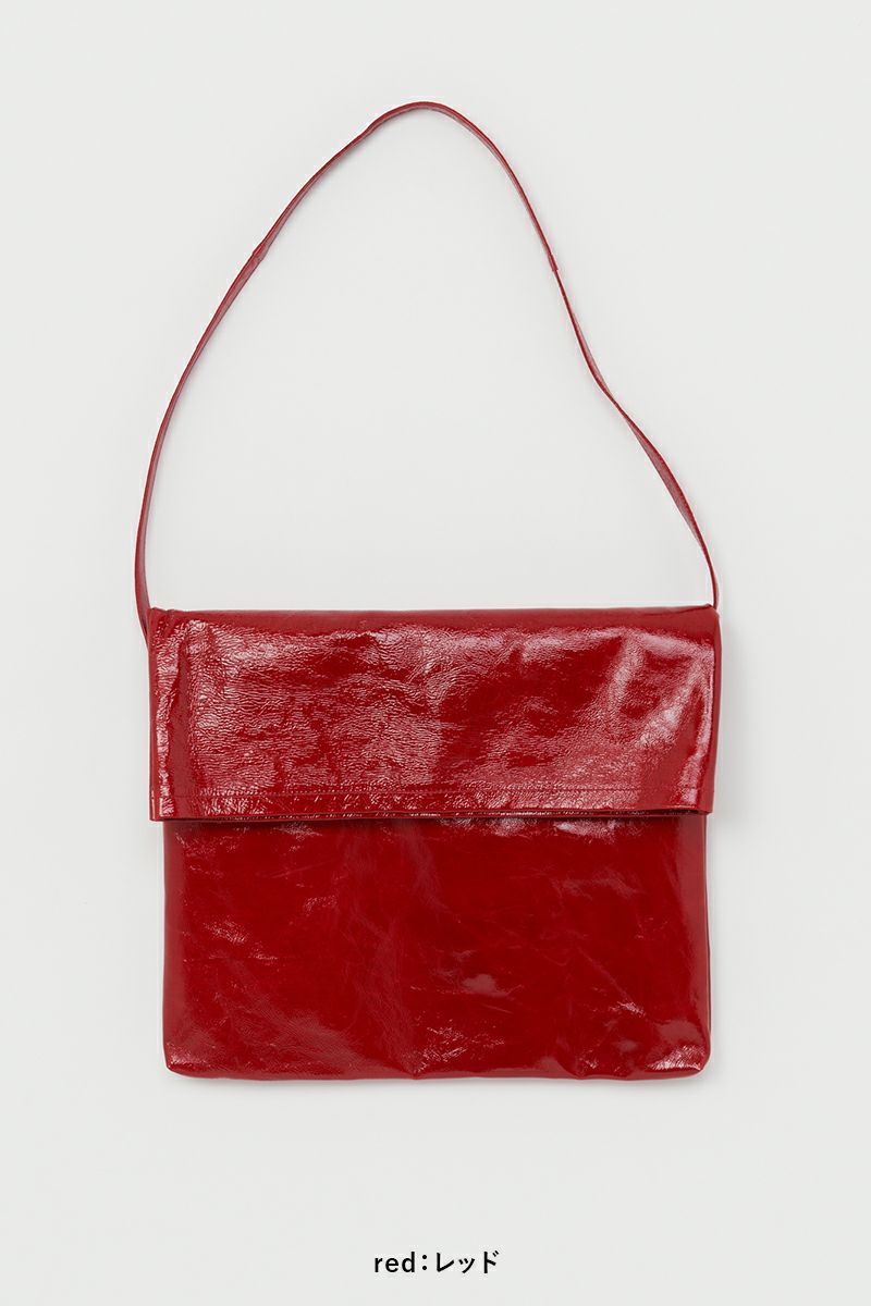 Hender Scheme(エンダースキーマ)patent horse flap shoulder bag big パテントホースフラップショルダーバッグ ビッグ wt-rb-hfb -7