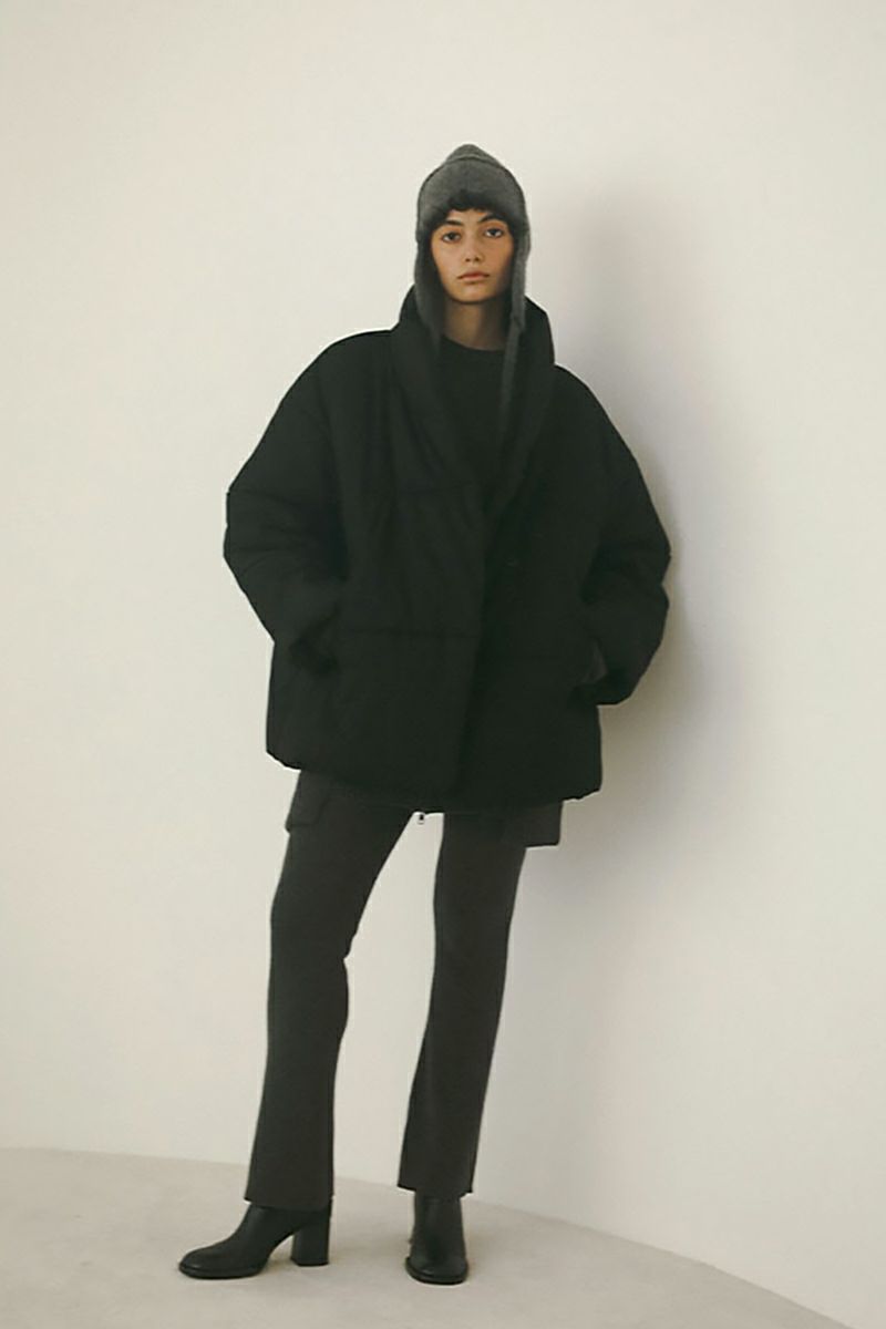 ETRE TOKYO(エトレトウキョウ)ストールカラーパディングコート 1225100002 -2