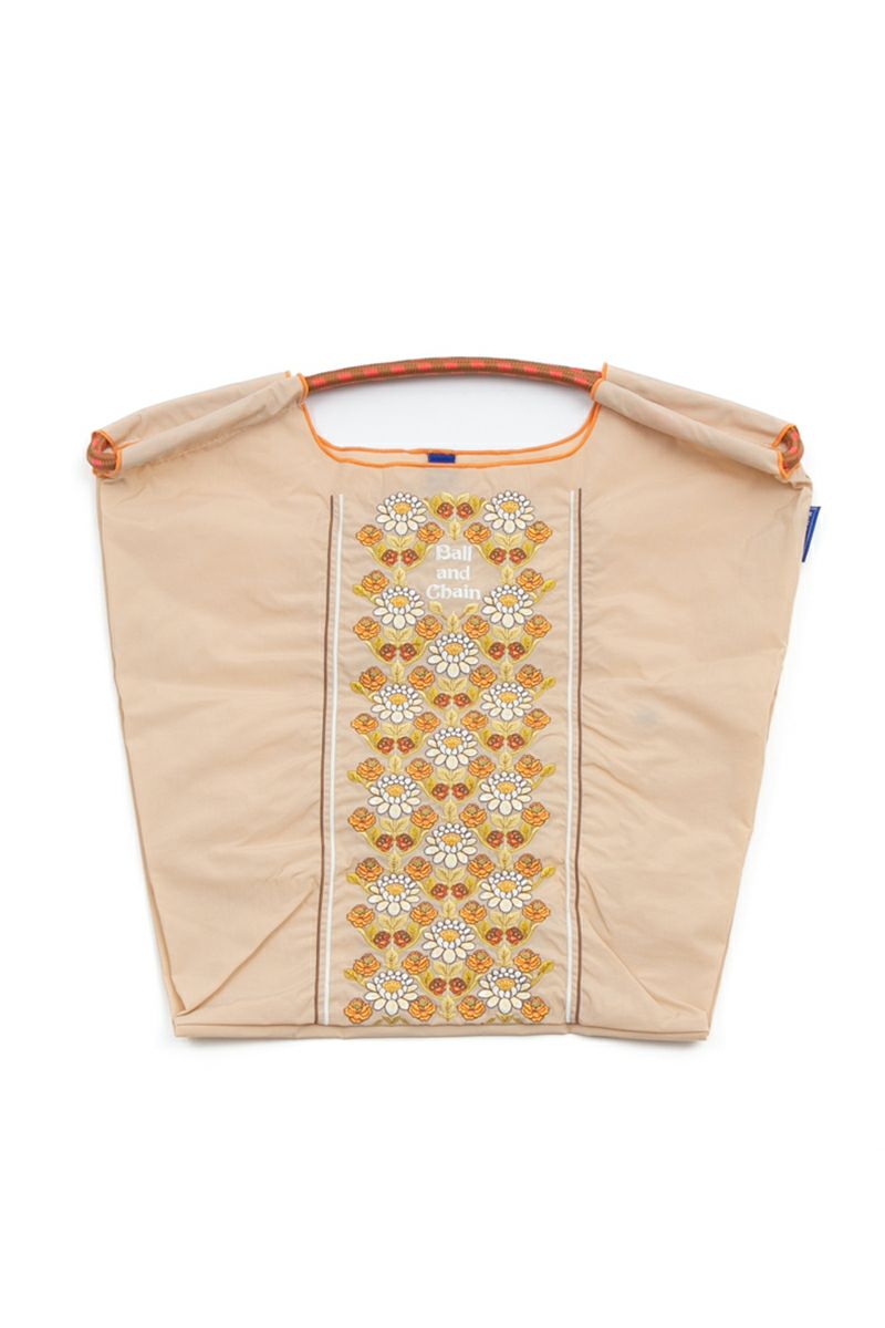 Ball & Chain(ボールアンドチェーン)FLOWER LINE (M) フラワーラインM ショッピングバック トートバッグ 301046 -1