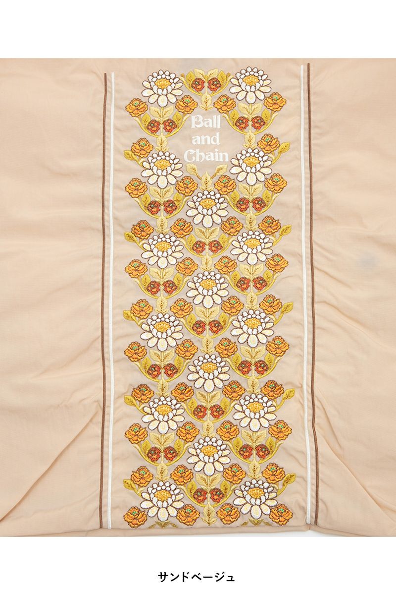 Ball & Chain(ボールアンドチェーン)FLOWER LINE (M) フラワーラインM ショッピングバック トートバッグ 301046 -6