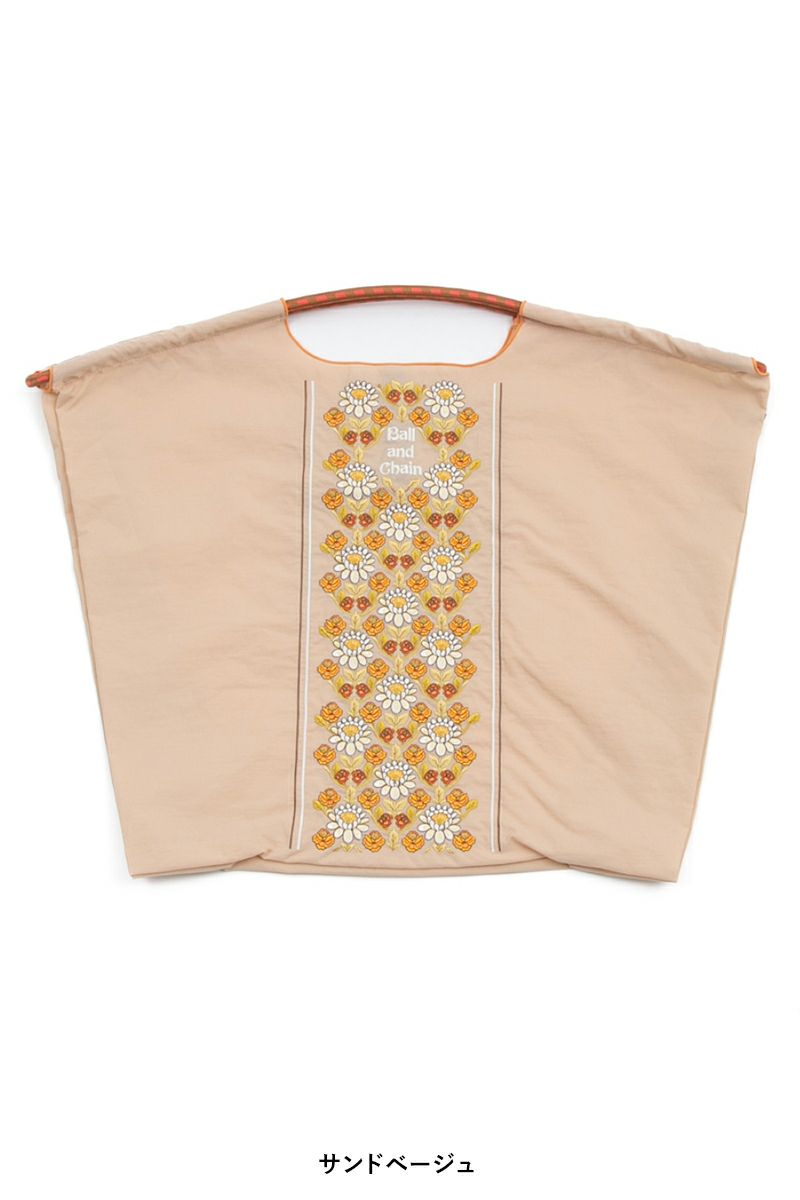 Ball & Chain(ボールアンドチェーン)FLOWER LINE (L) フラワーラインL ショッピングバック トートバッグ 301146 -5