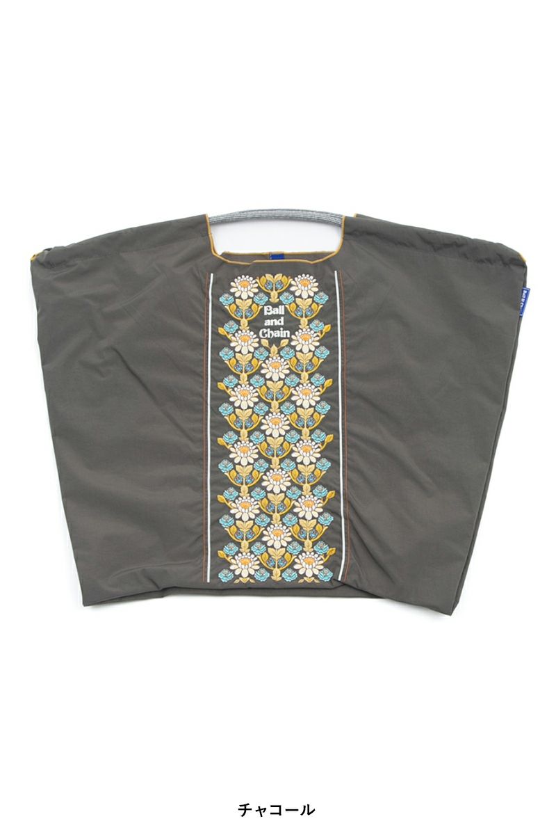 Ball & Chain(ボールアンドチェーン)FLOWER LINE (L) フラワーラインL ショッピングバック トートバッグ 301146 -7