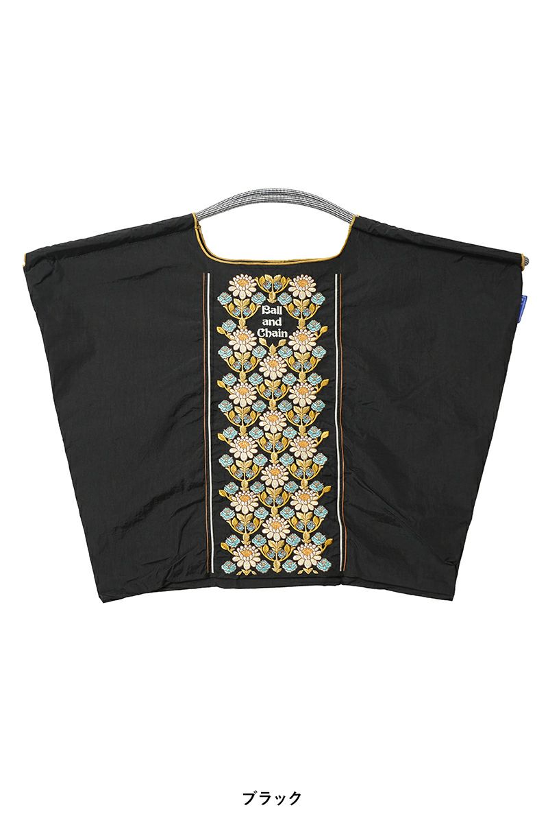 Ball & Chain(ボールアンドチェーン)FLOWER LINE (L) フラワーラインL ショッピングバック トートバッグ 301146 -9