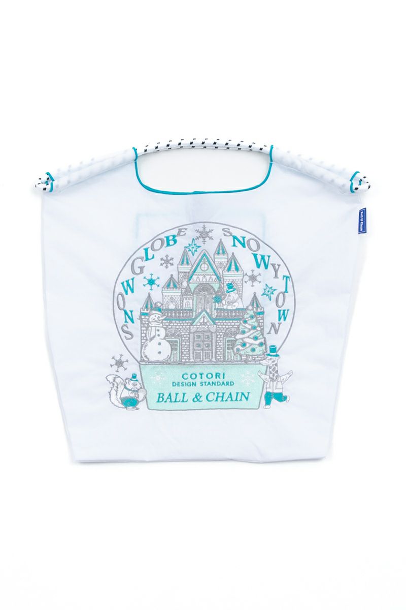 Ball & Chain(ボールアンドチェーン)C.Snow Globe (M) コトリデザイン スノーグローブM COTORI DESIGEN Snow Globe ショッピングバック トートバッグ 321008 -1