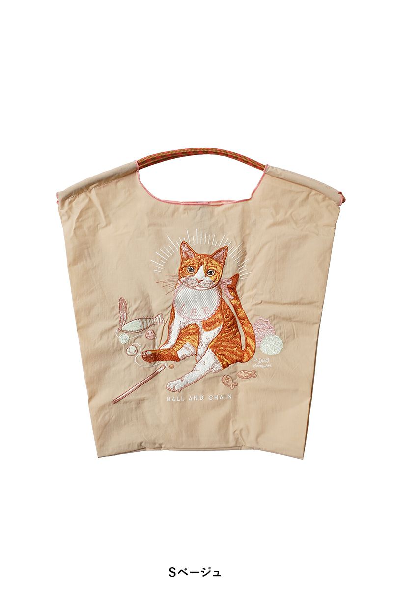 Ball & Chain(ボールアンドチェーン)D.BABY CAT (M) Dベイビーキャット M ショッピングバック トートバッグ 313015 -5