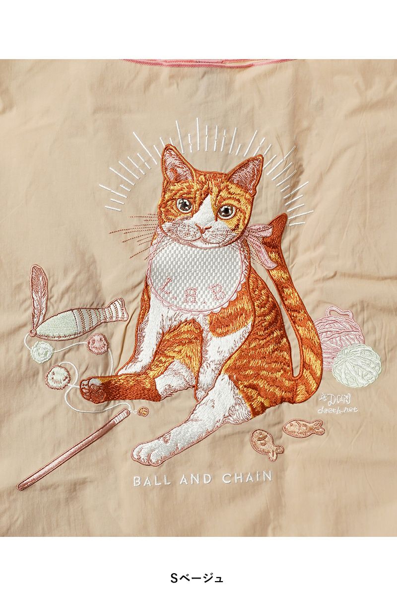 Ball & Chain(ボールアンドチェーン)D.BABY CAT (M) Dベイビーキャット M ショッピングバック トートバッグ 313015 -6