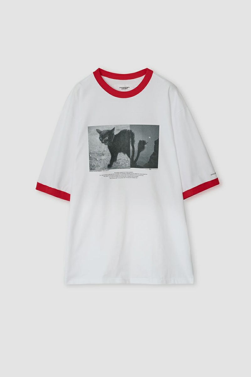 JANE SMITH(ジェーンスミス)NICOLA KLOOSTERMAN NINE LIVES RINGER T-SHIRT ニコラ・クルーストマン ナインライブス リンガーTシャツ 25SCT-#618SR