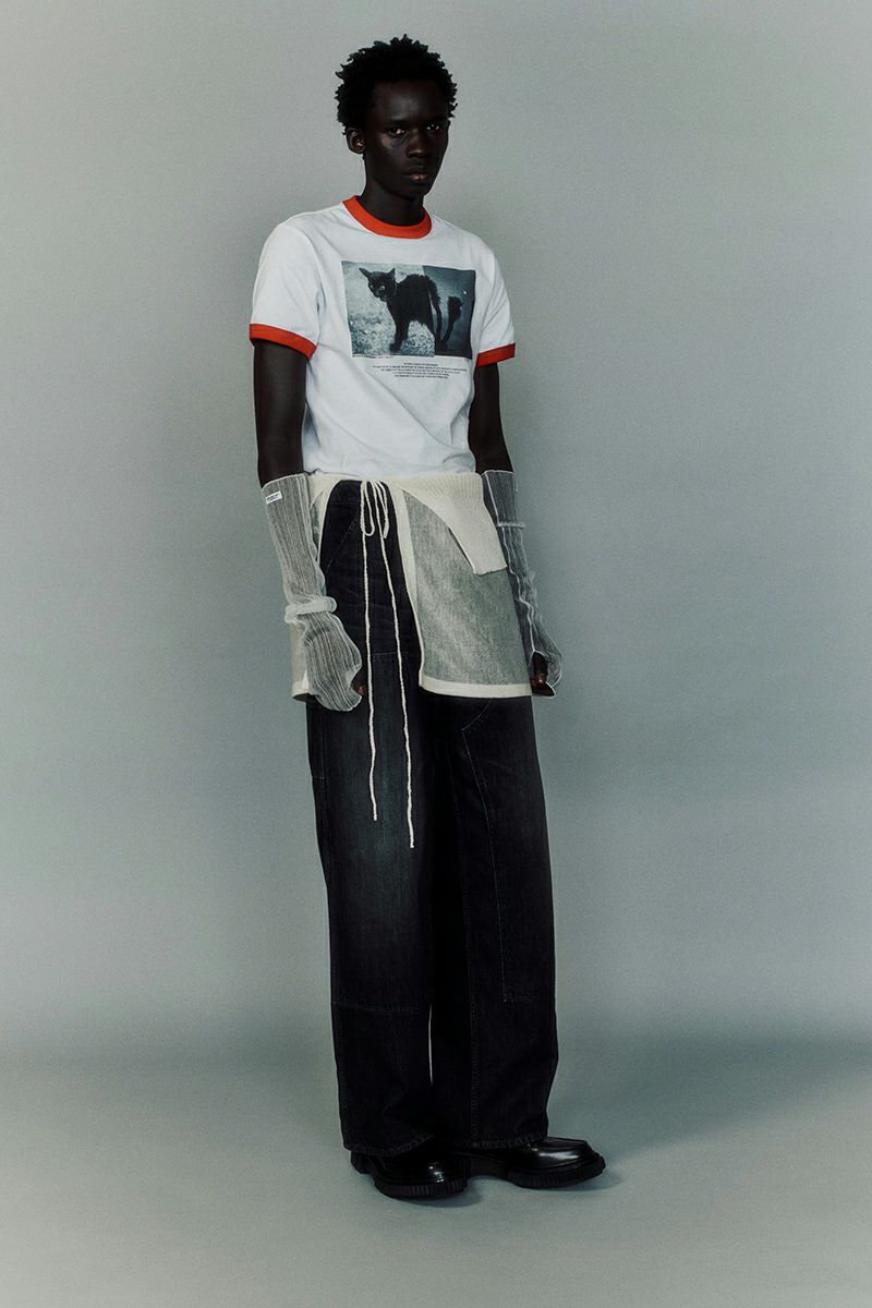 JANE SMITH(ジェーンスミス)NICOLA KLOOSTERMAN NINE LIVES RINGER T-SHIRT ニコラ・クルーストマン ナインライブス リンガーTシャツ 25SCT-#618SR -4