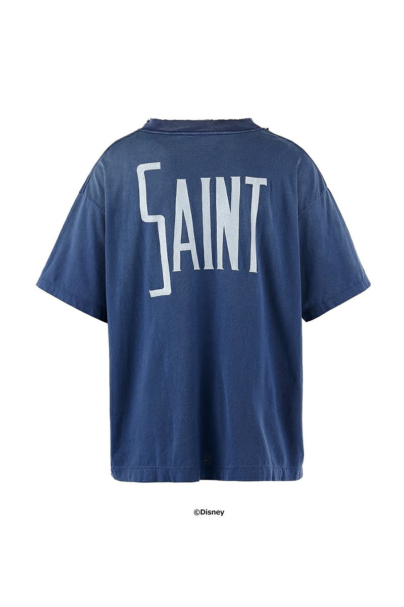 SAINT Mxxxxxx(セントマイケル)SM-HR8-0000-C65 / DNF_SS TEE / FANTASIA / NAVY / Tシャツ -1
