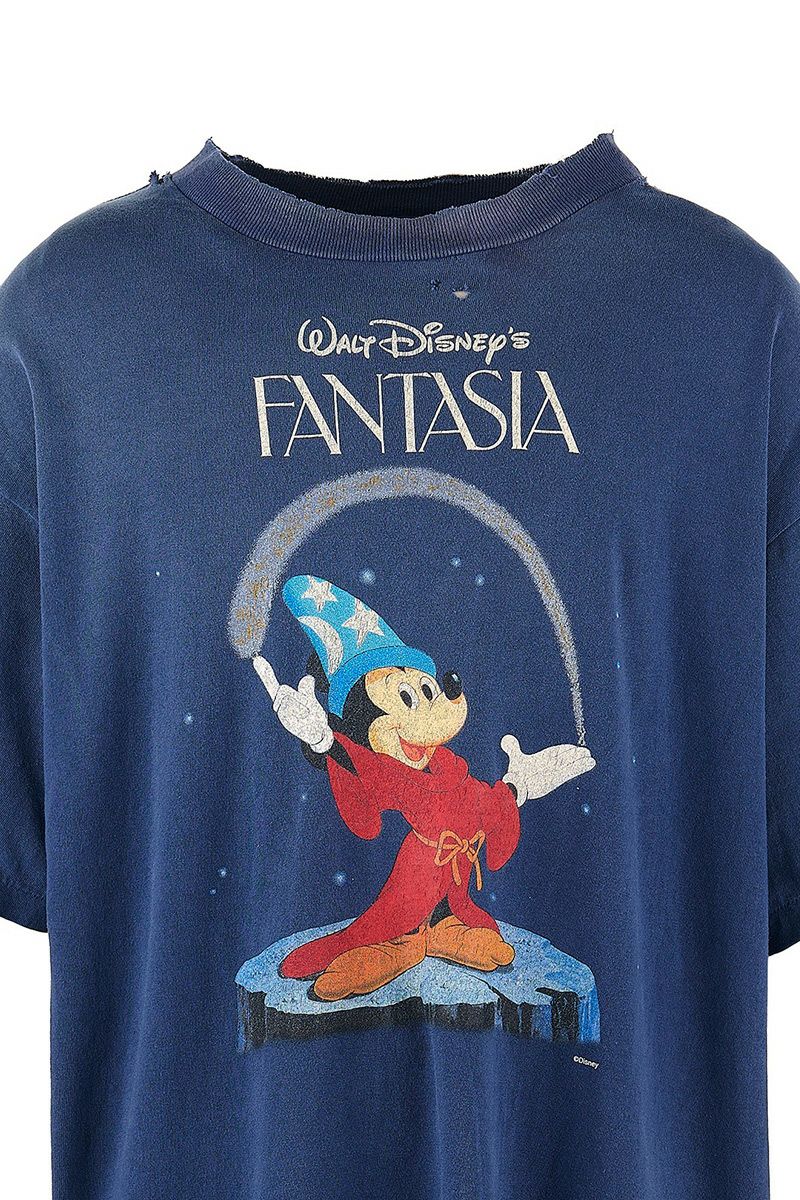 SAINT Mxxxxxx(セントマイケル)SM-HR8-0000-C65 / DNF_SS TEE / FANTASIA / NAVY / Tシャツ -2