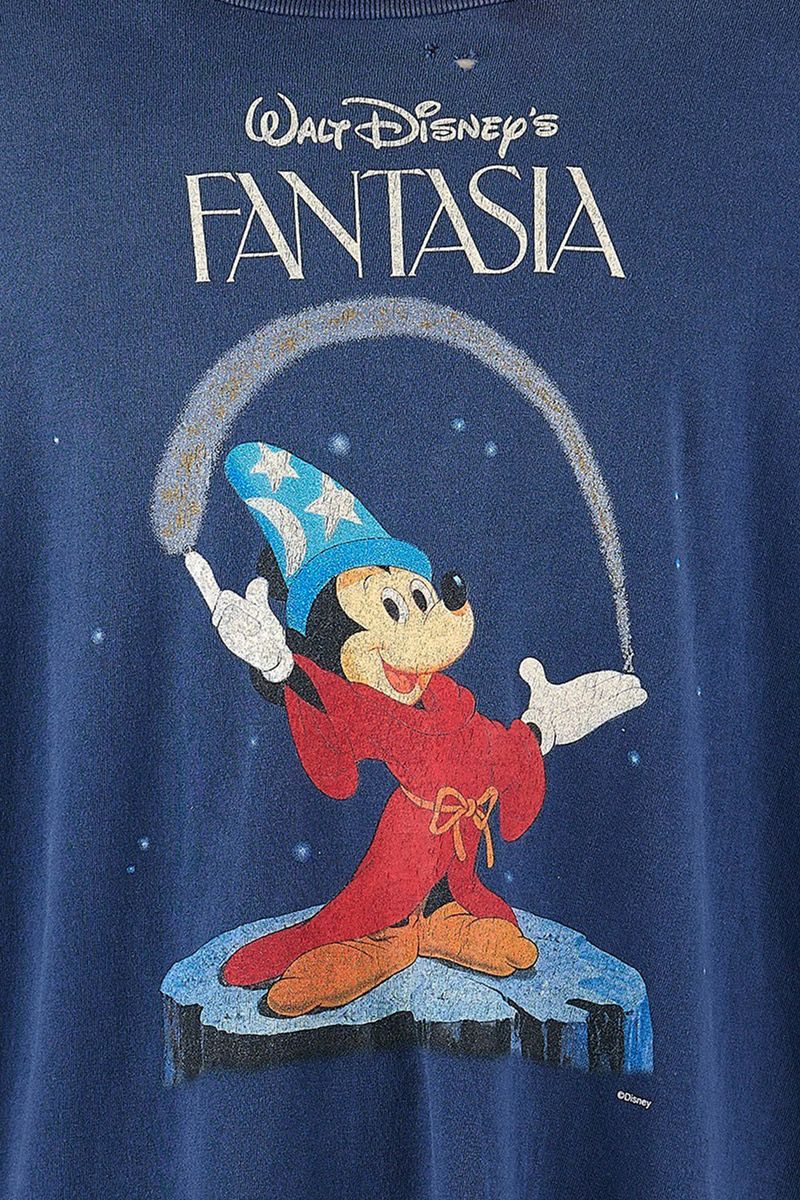 SAINT Mxxxxxx(セントマイケル)SM-HR8-0000-C65 / DNF_SS TEE / FANTASIA / NAVY / Tシャツ -3