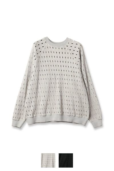 JieDa(ジエダ)HOLE RAGLAN CREW ホールラグランクルーネック Jie-25S-CT04