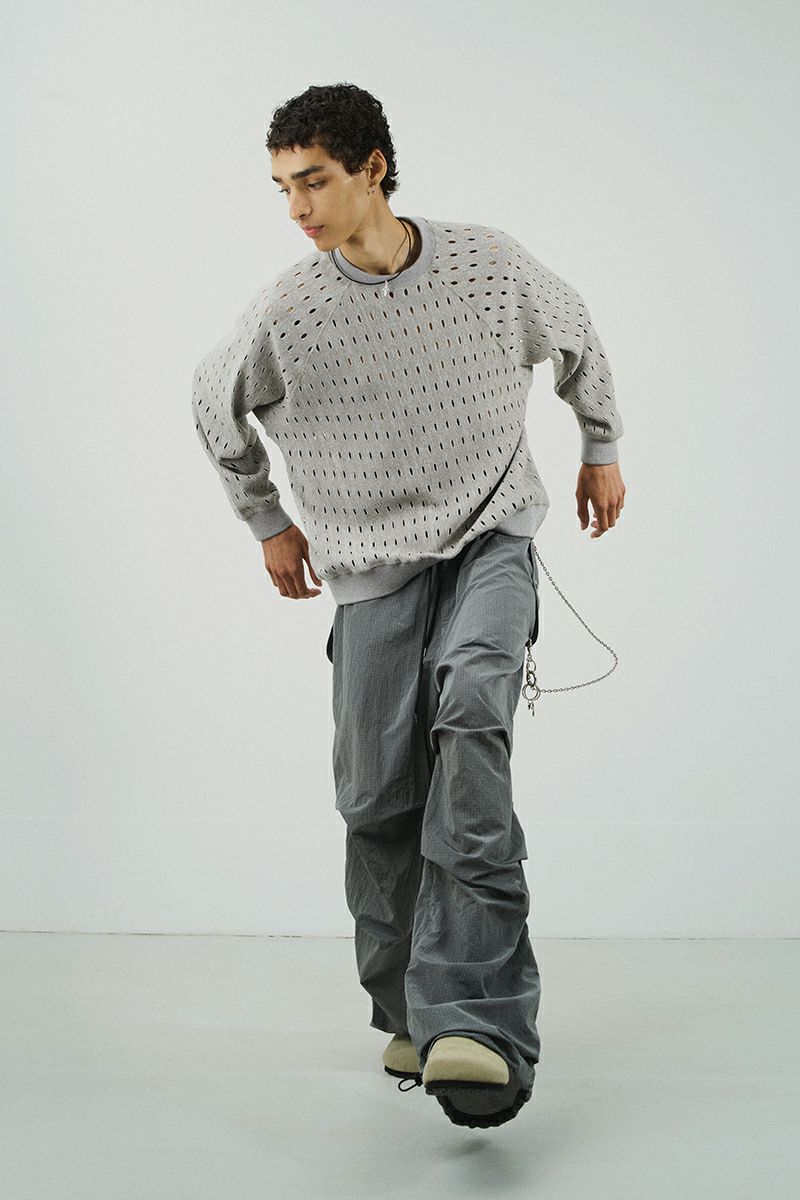 JieDa(ジエダ)HOLE RAGLAN CREW ホールラグランクルーネック Jie-25S-CT04 -16