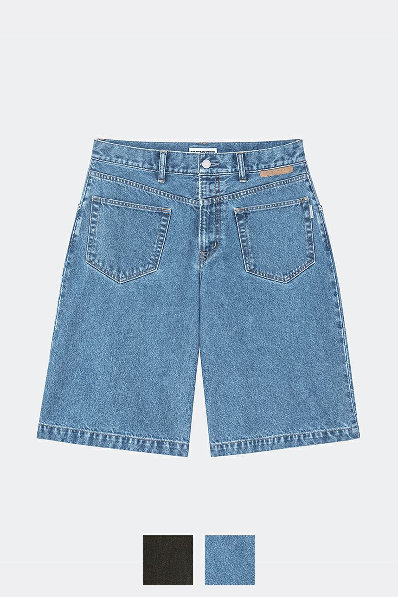 SOFTHYPHEN(ソフトハイフン)BACK 2 FRONT BAGGY DENIM SHORTS バックツーフロントバギーデニムショーツ MGMFP251309