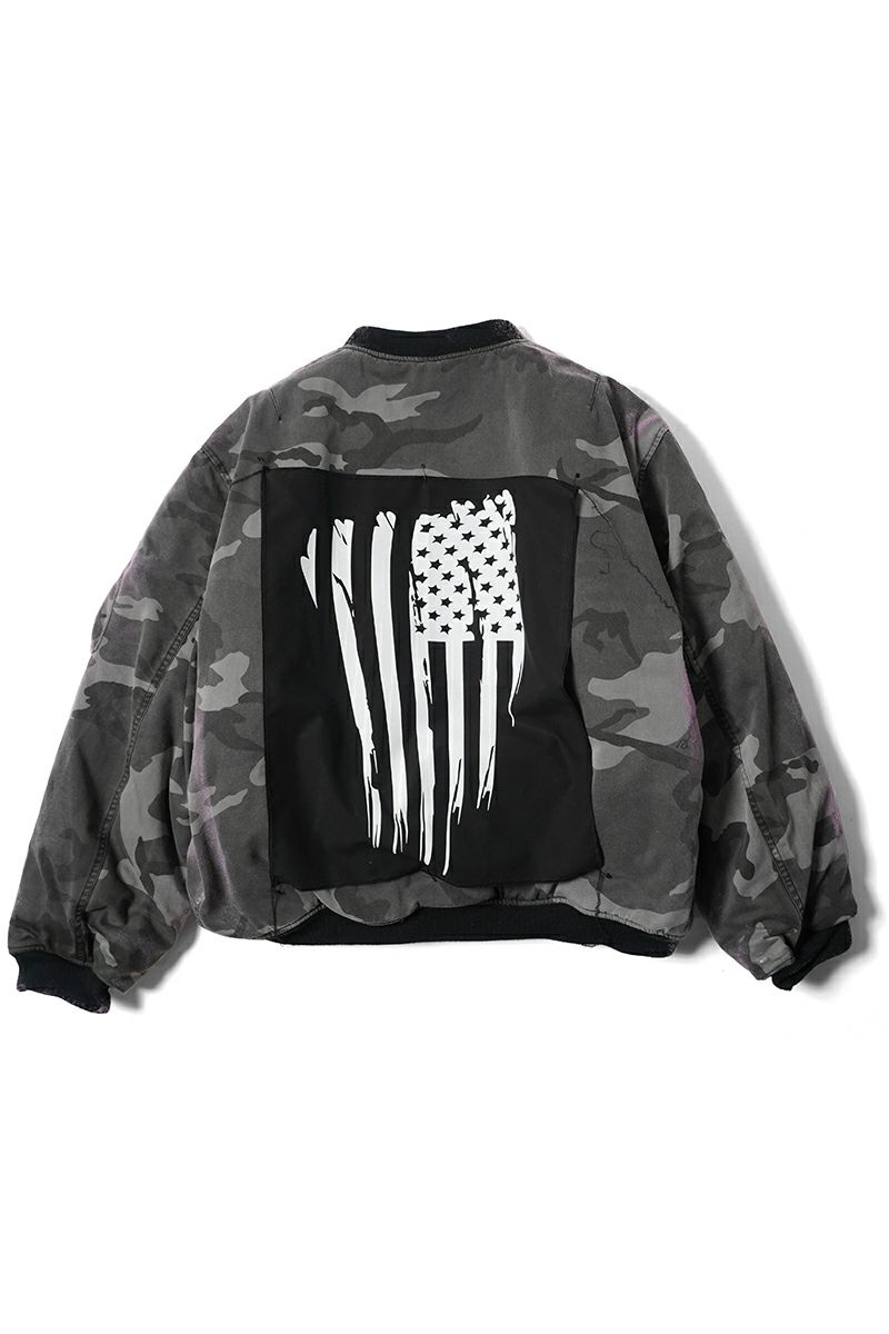 SYUMAN.(シュウマン)Collaboration Feat F.M.W.D Covered Ma-1 Camo 25SS-SY015-B -1