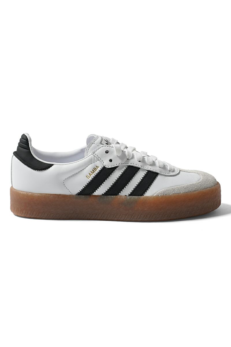 Adidas(アディダス)サンバ SAMBAE W クラウドホワイト/コアブラック/ゴールドメタリック JI1349 -2