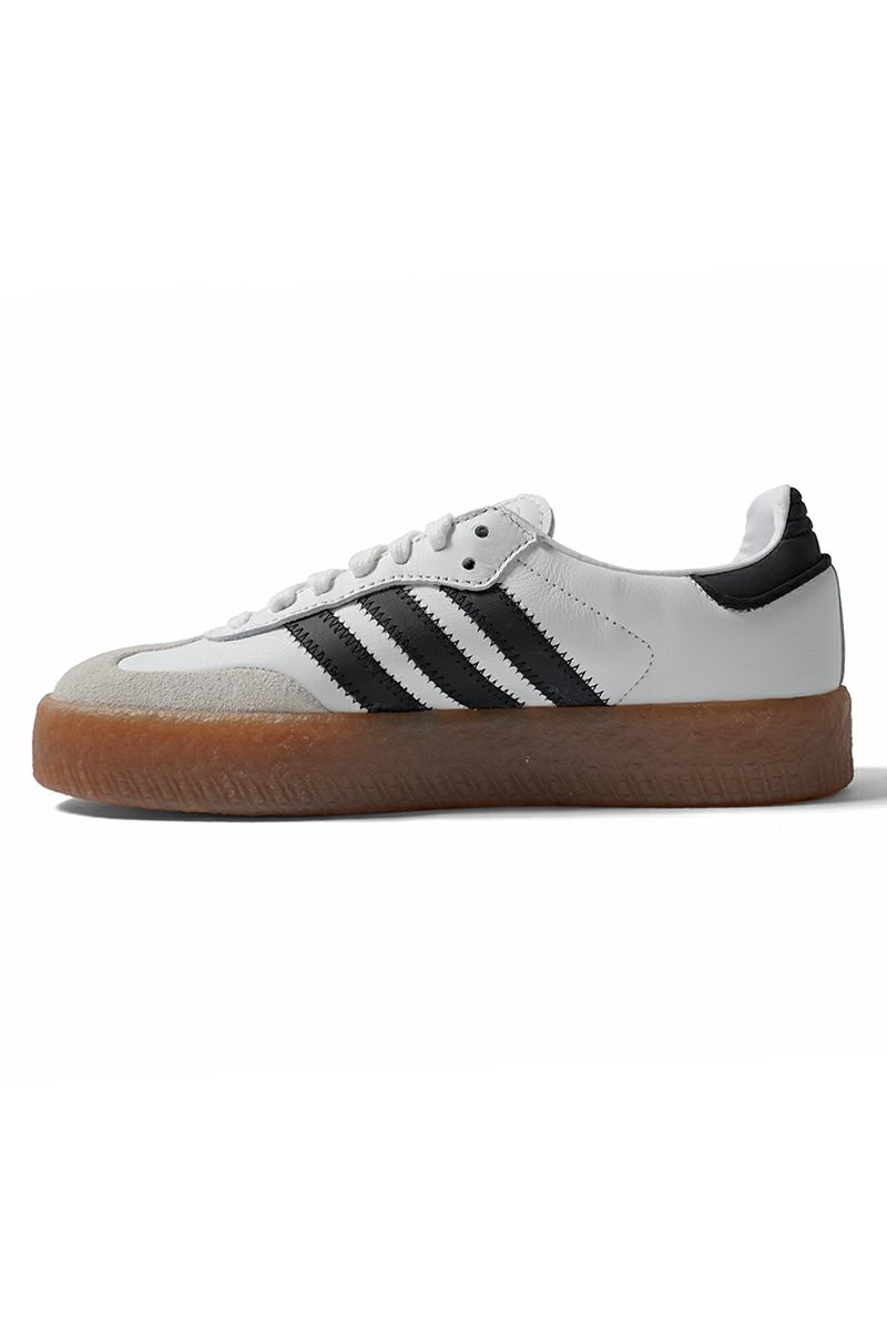 Adidas(アディダス)サンバ SAMBAE W クラウドホワイト/コアブラック/ゴールドメタリック JI1349 -3