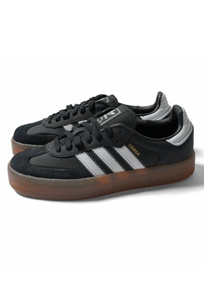 Adidas(アディダス)サンバ SAMBAE W コアブラック/フットウェアホワイト/ゴールドメタリック JI1350